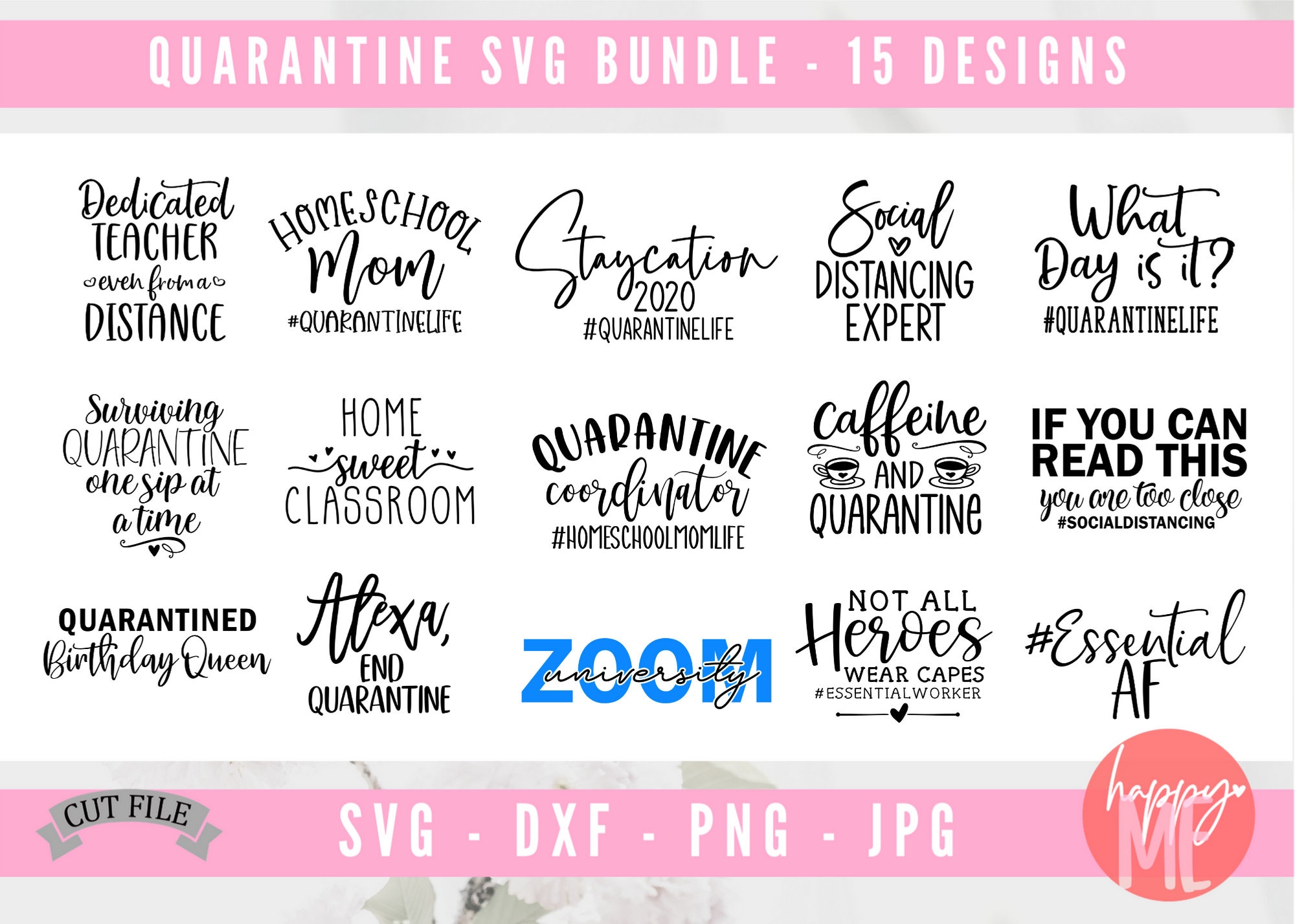 Download Quarantine Svg Bundle Quarantine Signs And Sayings Etsy
