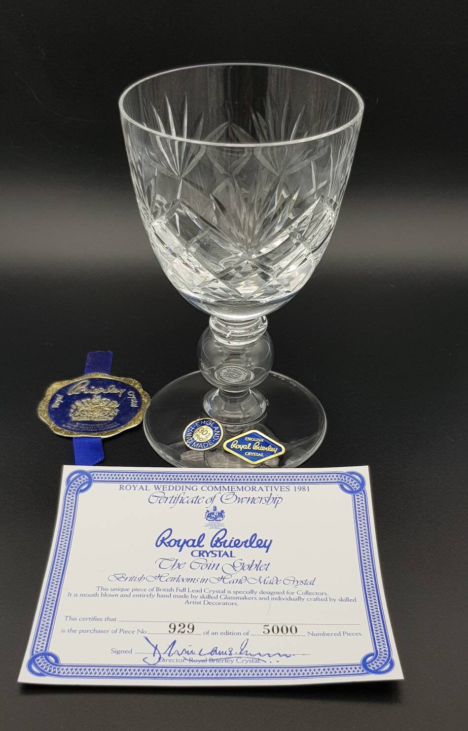 高島屋 english royal brierley crystal