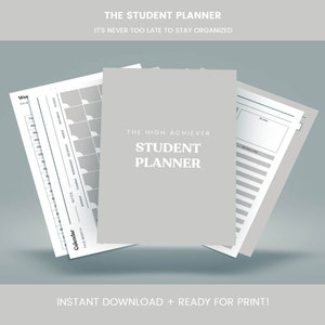 2023 Student Planner, Academic Planner, College Student Planner, College Planner, Study Planner, School Planner, A3, A4