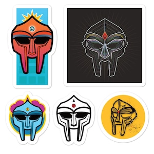 HIP HOP STICKERS- 5 pack - Hip Hop Stickers, Music Stickers, Rap Stickers