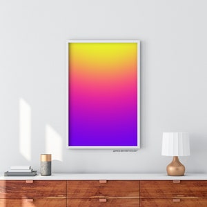 ABSTRACT GRADIENT THREE Giclée Print - Psychedelic, Wall art, Bohemian, Boho, Trippy Art, Spiritual, Cosmic, Hippie, Modern Wall Art