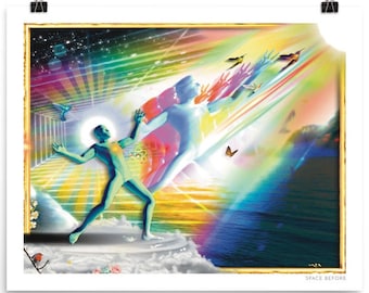 Quantum Leap Giclée Print – Visionary Psychedelic Surreal Art