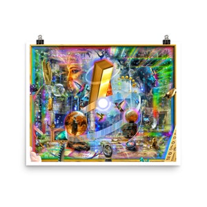THE OPERATING SYSTEM - Visionary Art Giclee Poster - 16 x 20 Inch