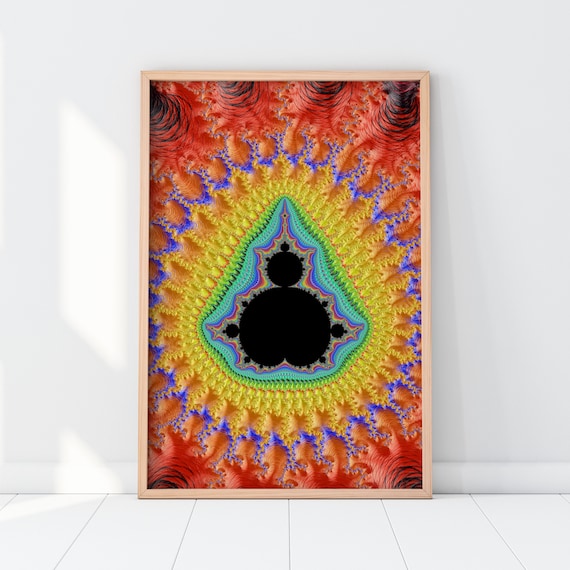 Mystical Mandelbrot Set Giclee Poster Etsy Canada