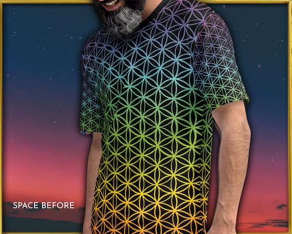 Flower Of Life Space Edition T-Shirt Flower Of Life Space Edition T-Shirt