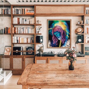 Divine Revelation - Jesus Christ Visionary Giclée Poster - Cosmic Consciousness image 2