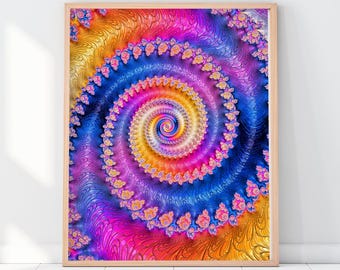 Mandelbrot Set Fractal Art – Colorful Giclée Print