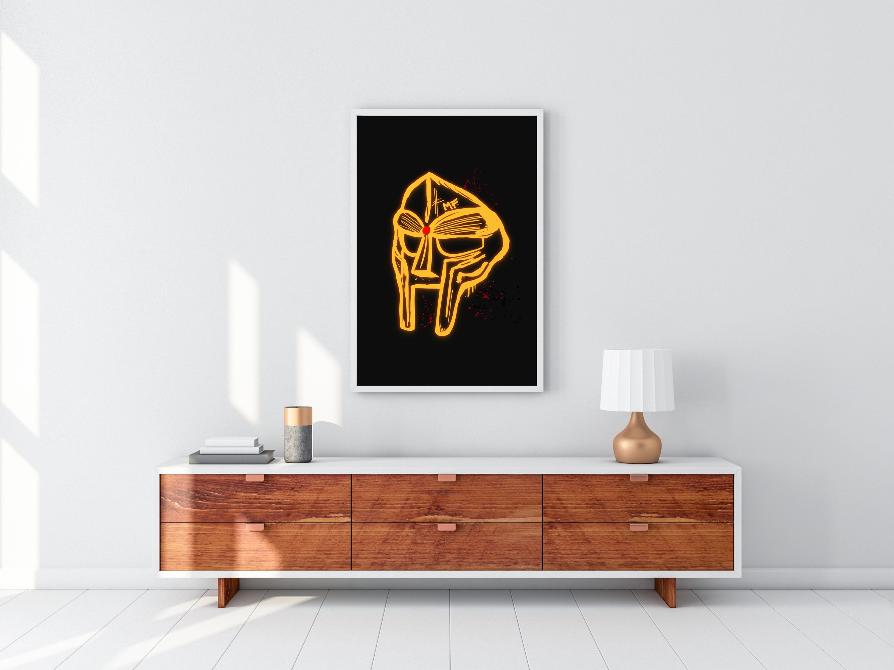 MF DOOM Art Mf Doom Poster Mf Doom Wall Art Mf Doom Etsy
