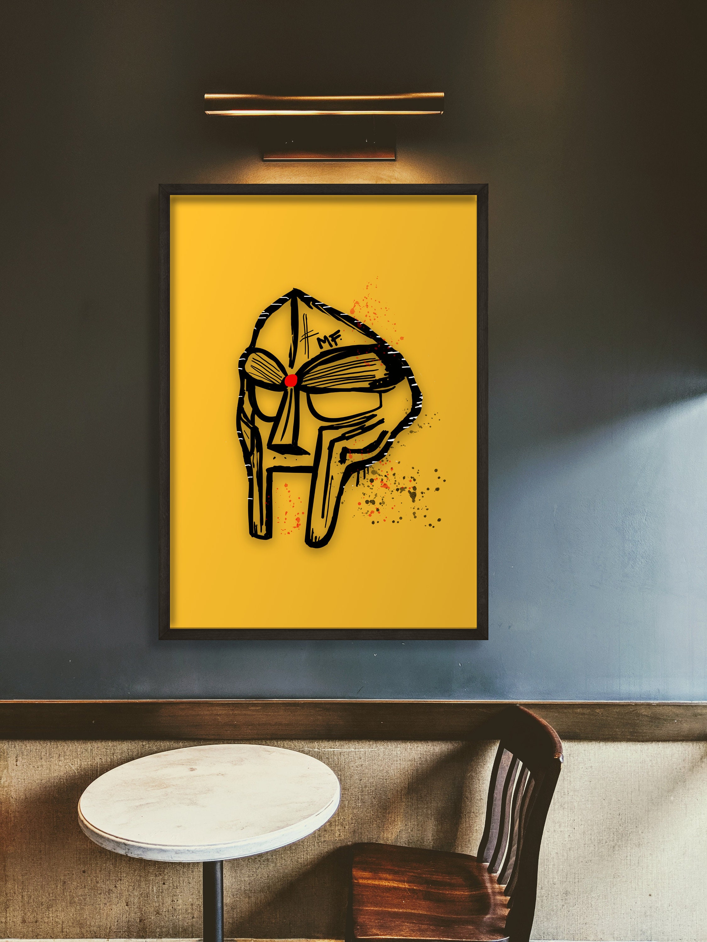 MF DOOM Art Mf Doom Wall Art Mf Doom Poster Mf Doom Etsy Australia