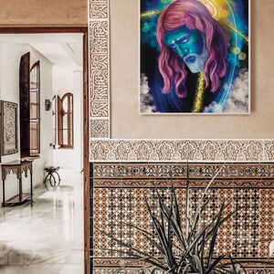 Divine Revelation - Jesus Christ Visionary Giclée Poster - Cosmic Consciousness image 7