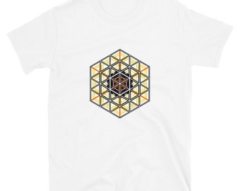 Heilige Geometrie T-Shirt – Geometrisches Muster T-Shirt