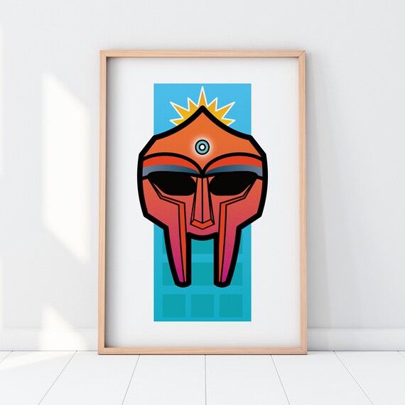 MF DOOM ジクレープリント – ヒップホップアート、Madvillainy