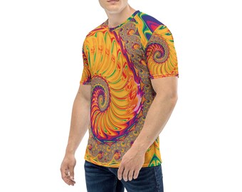 Fractal Pattern T-Shirt – Psychedelic Mandelbrot Tee