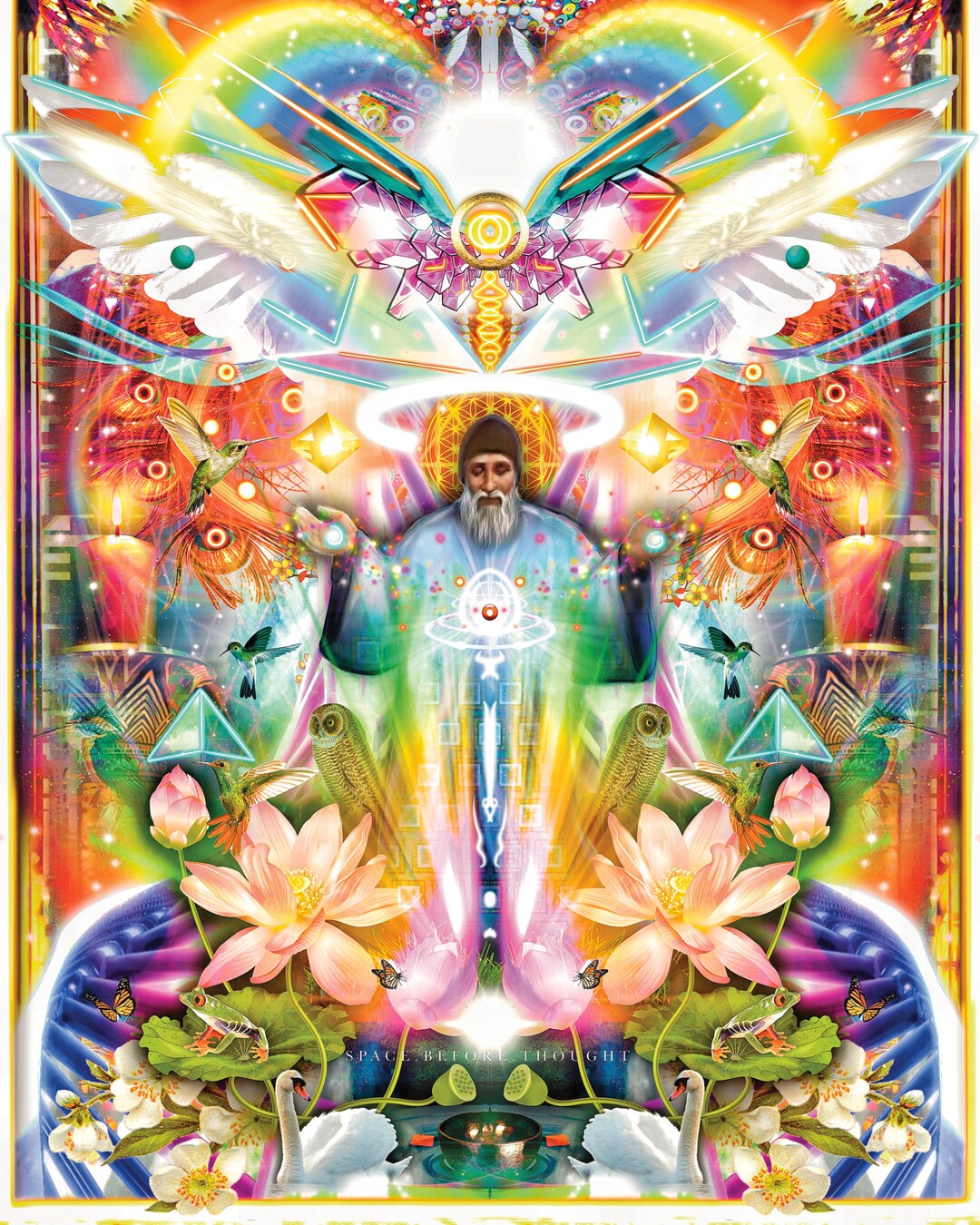 Shamanic Art Print – Psychedelic Visionary Artwork (digital Download ...