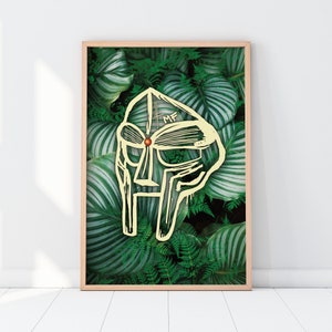 MF DOOM Print - Hip Hop Giclée Poster - Hip Hop Art