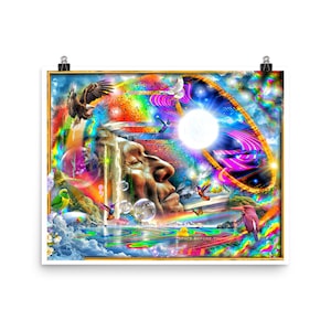 Awake O Dreamer - A Visionary Giclée Art Poster