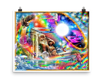 Awake O Dreamer - A Visionary Giclée Art Poster