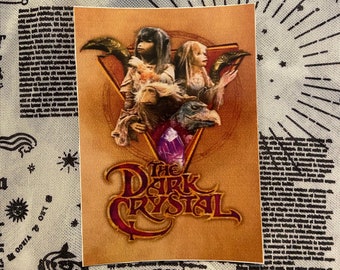 Dark crystal Original 1982 Beautiful Mystic Poster Art Crystals Arlon Brand Froud Henson Decal Vinyl Waterproof car laptop sticker