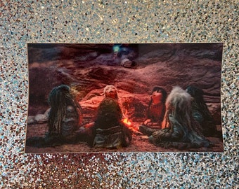 Dark Crystal Age of Resistance Red Dream Stitch Ceremony Heavy Duty Quality Vinyl Laminated Scene Sticker Jim Henson Brian Froud
