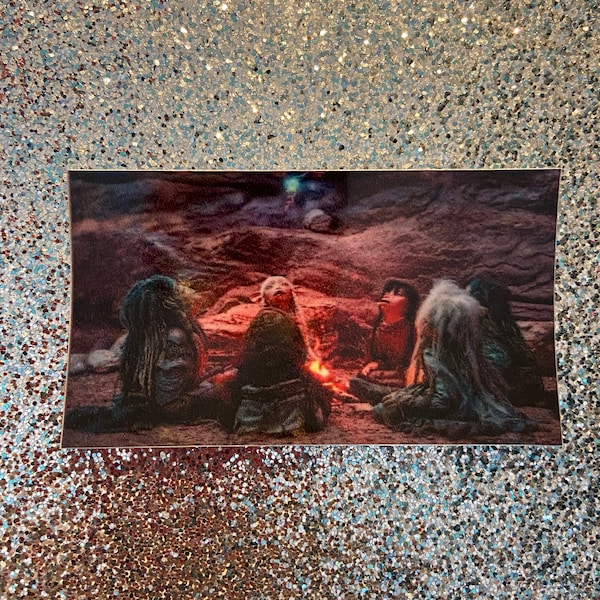 Dark Crystal Age of Resistance Red Dream Stitch Ceremony Heavy Duty Quality Vinyl Laminated Scene Sticker Jim Henson Brian Froud