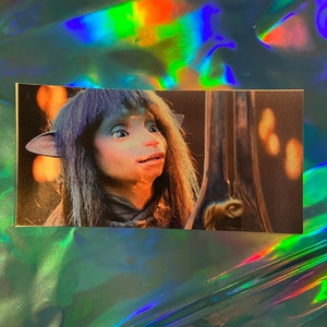 Dark Crystal Age of Resistance RIAN schijnt door de Dual Glaive Vinyl laminaat sticker decal froud henson