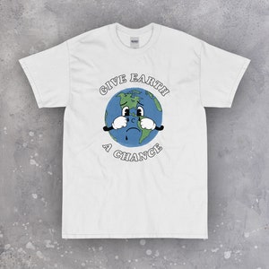 HEAL THE WORLD Short Sleeve T-Shirt - Earth Day Climate Change Social Conscious Greta Thunberg