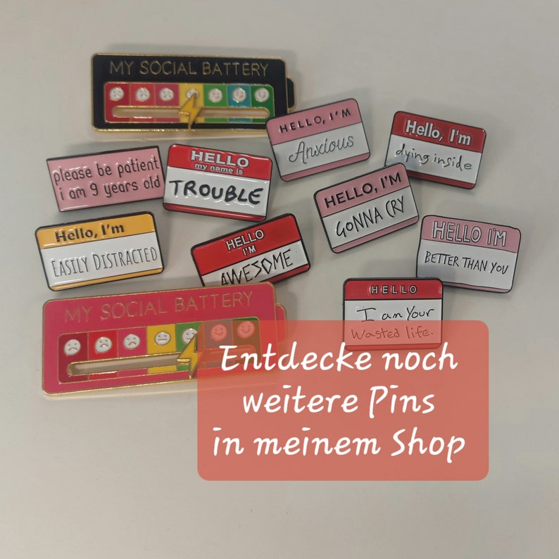 Bunte Stimmungsanzeige Pin Moodtracker Bild 10