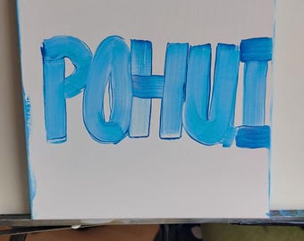 Wall decoration canvas POHUI "похуй" canvas