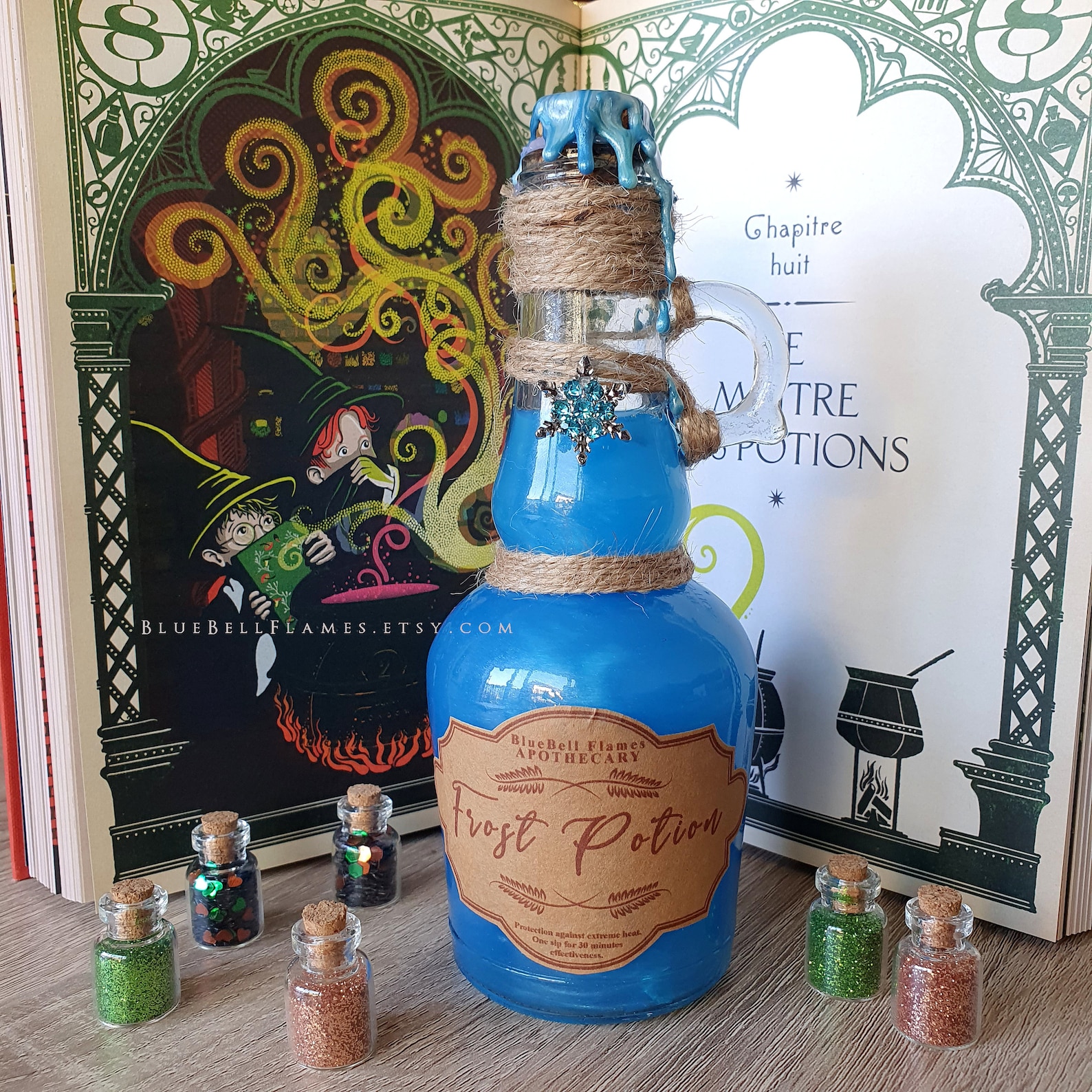 Frost Potion Gel Potion // Apothecary // Ice Flocon Winter Etsy