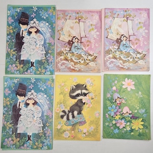 Vintage Greeting Cards by Buzza Cardozo MCM mid century flair