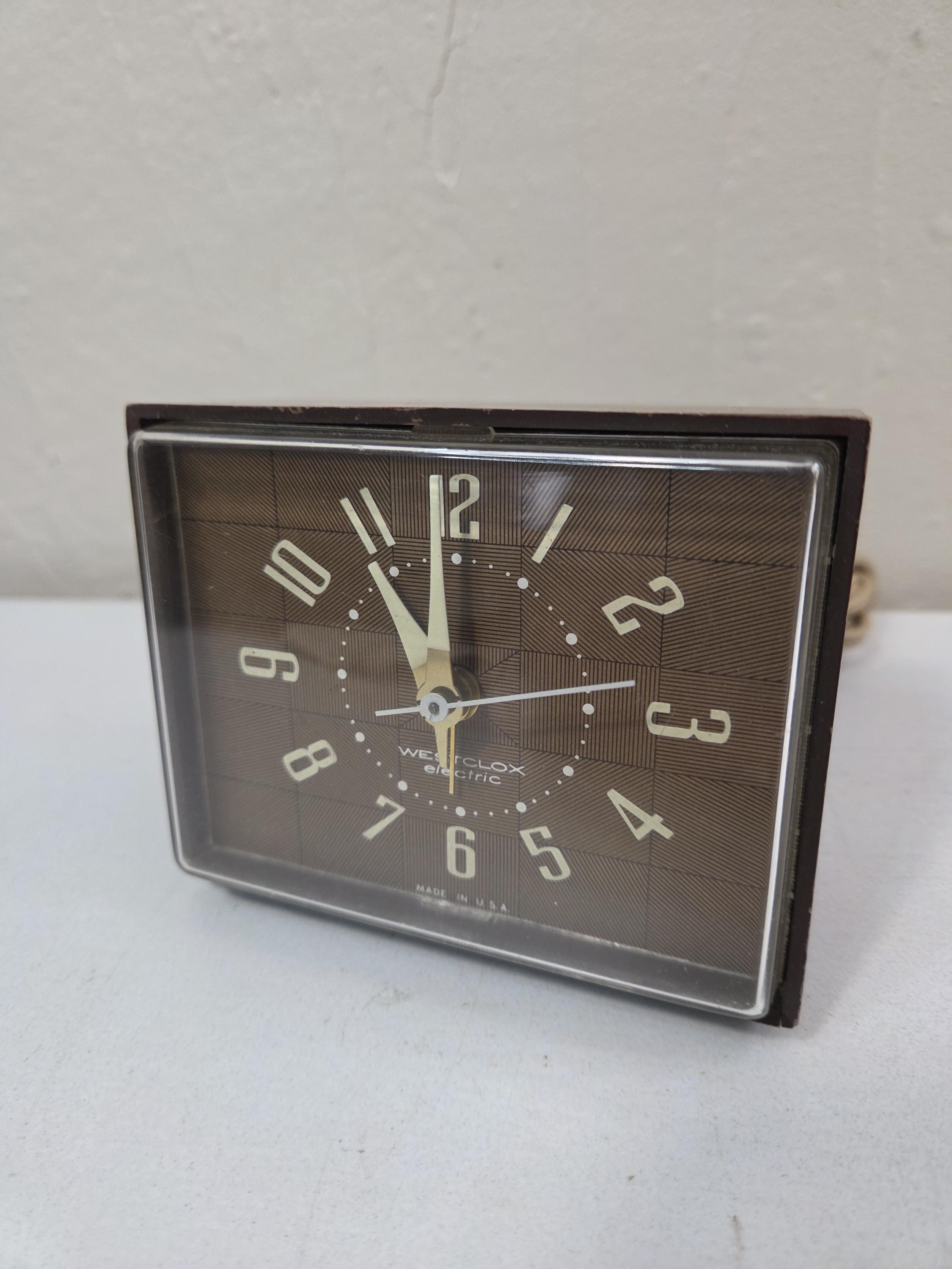 アメリカ製 50's？ WESTCLOX electric ヴィンテージ 時計 Westclox Electric Alarm Clock - Etsy