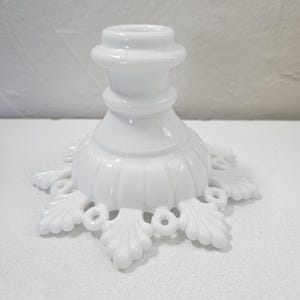 Vintage WESTMORELAND MILK GLASS, Candleholder, Decor, Collectables