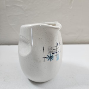 Vintage Franciscan Atomic  Oasis Starbust MCM 4&quot; Creamer Atomic Mid Century Modern