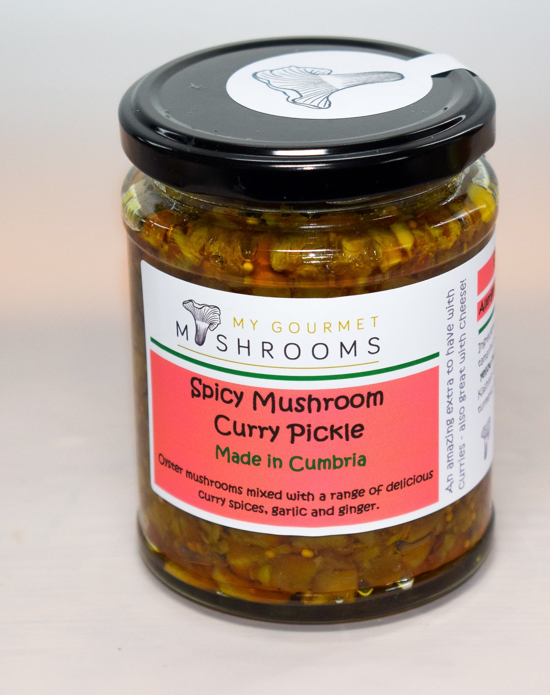 Spicy Mushroom Curry Pickle 300ml Jar Etsy