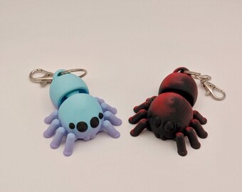 fidget spider keychain