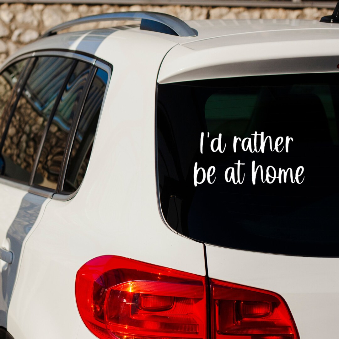 Funny Car Mirror Decal // Car Decal // Vinyl Decal Etsy