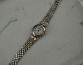 Vintage Citron Silver and Gold Detail Watch