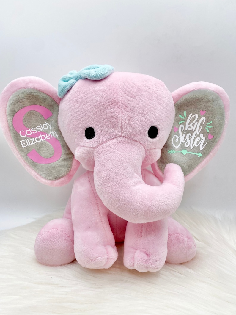 Personalized Big Sister Gift Big Sister Plush Personalized image 1