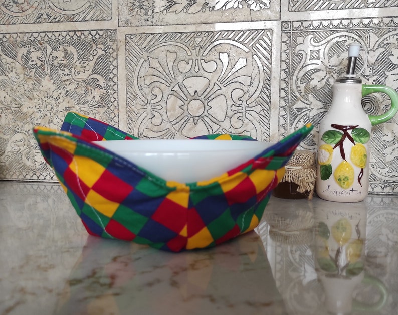 Soup Bowl Cozy. Quilted Hot Bowl Holder. Etsy