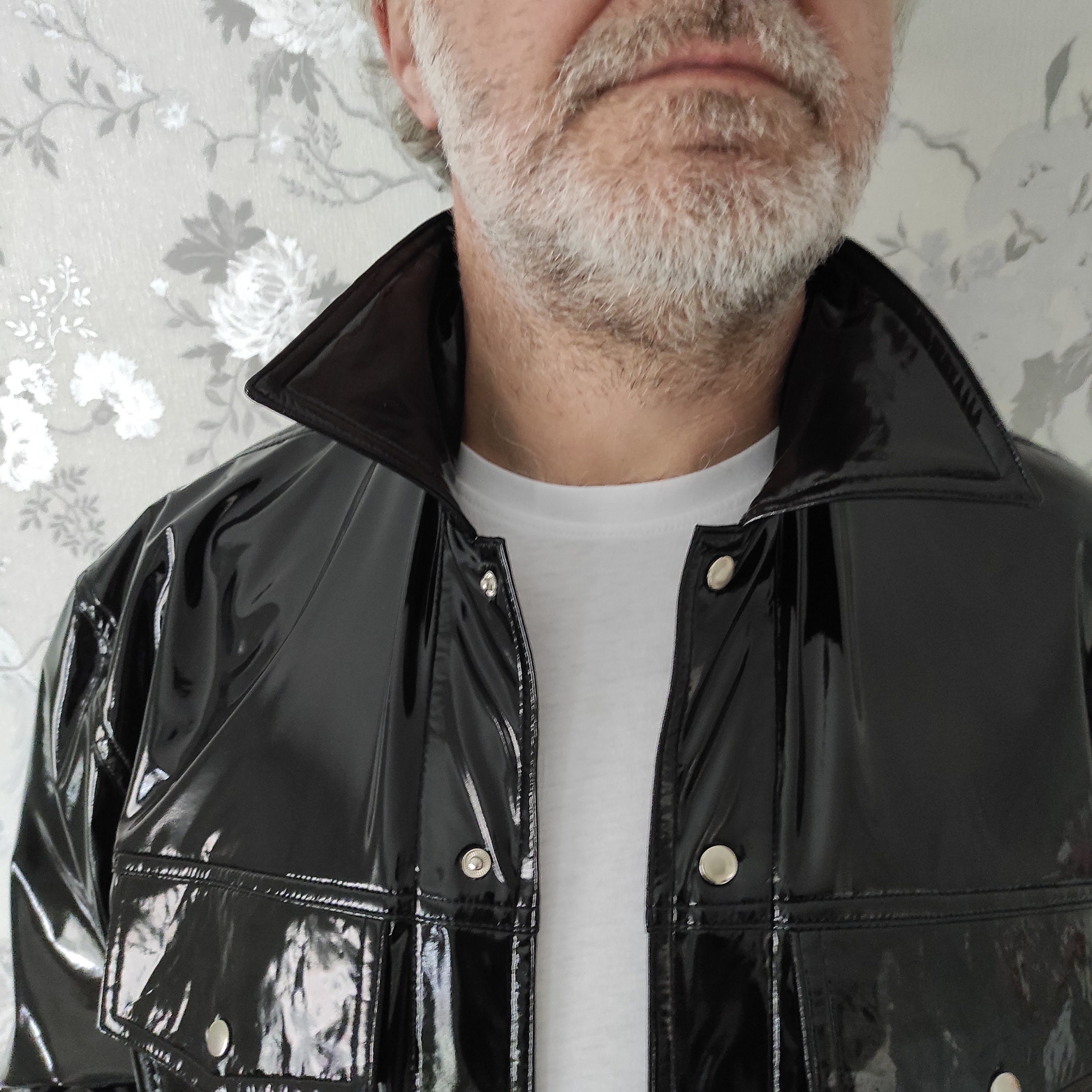 Vinyl Rain Jacket. High Gloss PVC Futuristic Clothing. - Etsy