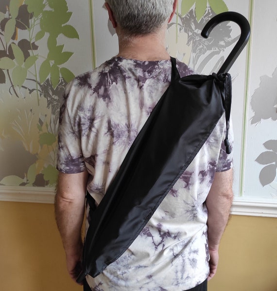 Funda de sombrilla. Bolso para paraguas. Negro. Etsy España