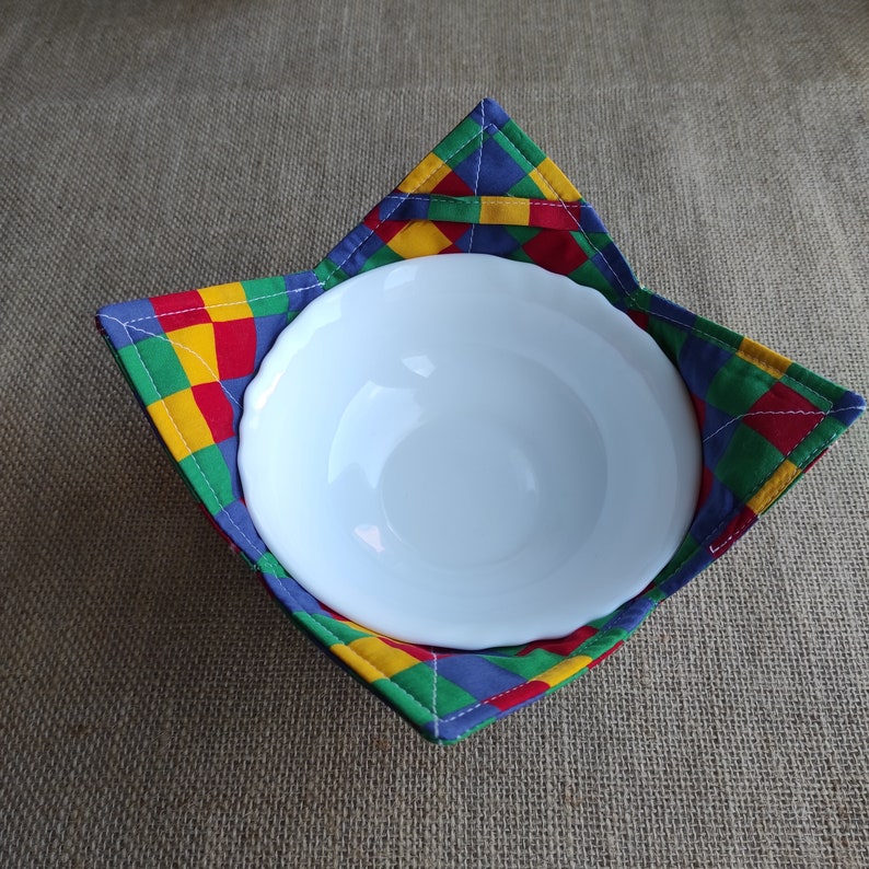 Soup Bowl Cozy. Quilted Hot Bowl Holder. Etsy