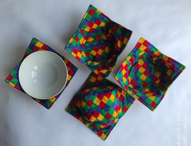 Soup Bowl Cozy. Quilted Hot Bowl Holder. Etsy
