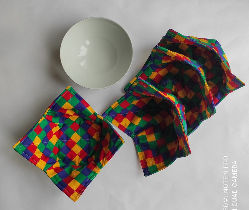 Soup Bowl Cozy. Quilted Hot Bowl Holder. Etsy
