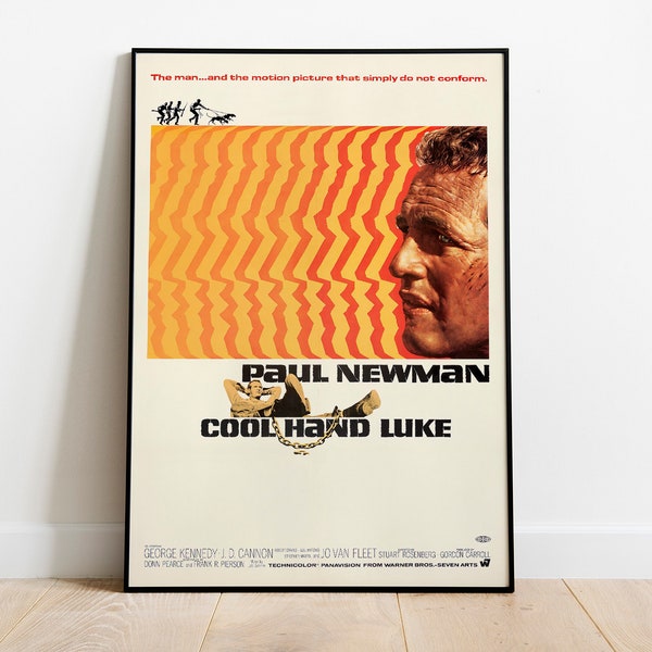 Cool Hand Luke // Paul Newman // Dennis Hopper // Vintage Movie Posters