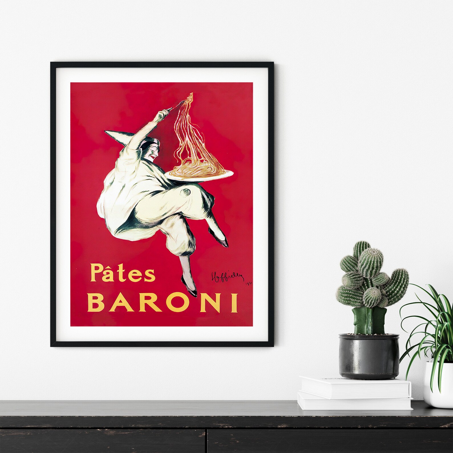 Ad for Pasta Baroni 1921 / Italian Vintage Pâtes Baroni Poster Etsy