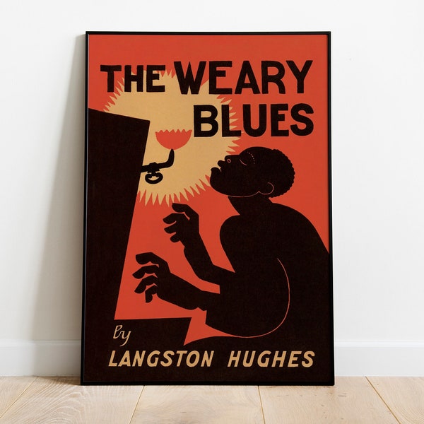 The Weary Blues by Langston Hughes, 1931 // Jazz Poster // Vintage Jazz Poster