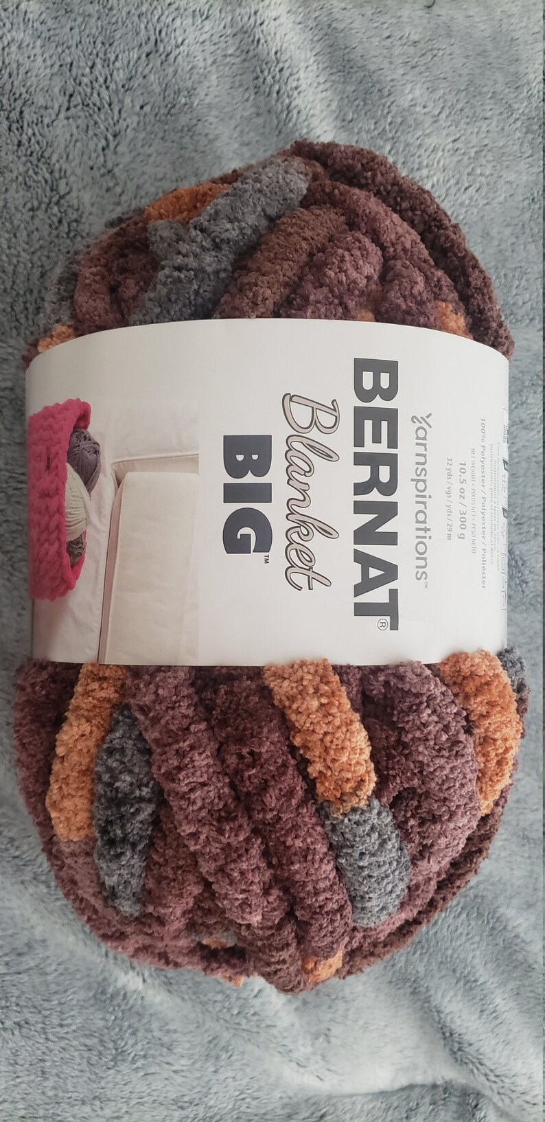 Jumbo Chunky Blanket Yarn Bernat Blanket BIG yarn JUMBO Arm Etsy