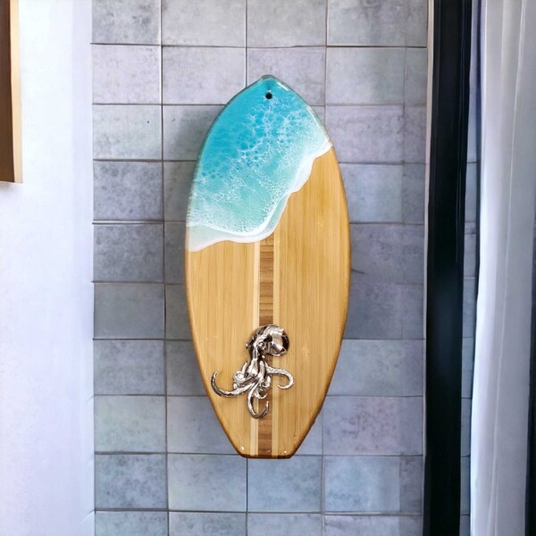 Surfboard Towel Rack Etsy