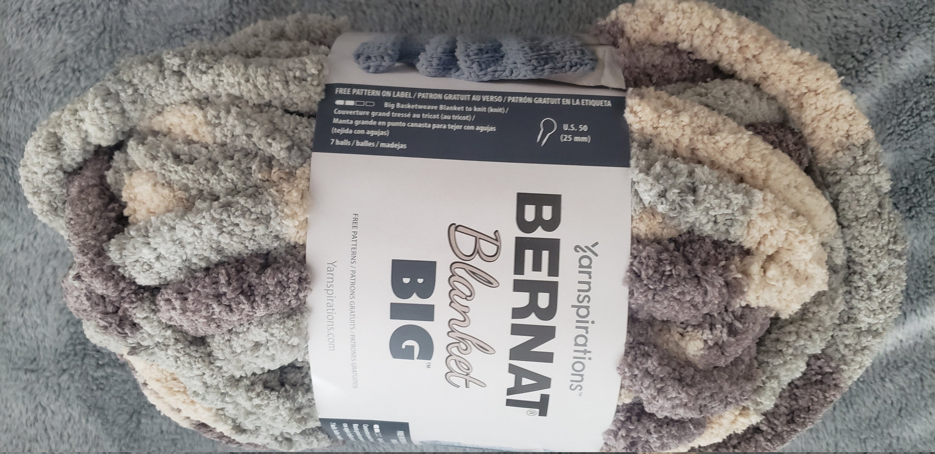 Jumbo Chunky Blanket Yarn Bernat Blanket BIG yarn JUMBO Arm Etsy